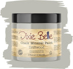 Dixie Belle Paint Company Chalk Finish Furniture Paint - Driftwood (16oz) - Matte Light Gray Chic Chalk Mineral DIY Furniture Paint