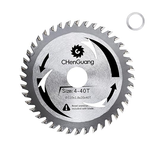 5 pcs 4 Inch 40 Tooth Miter/Tungsten Carbide Tipped Blade High-Performance Professioal Saw Blade for Cutting Wood