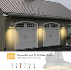 Dusk to Dawn Sensor Outdoor Barn Light Fixtures Outdoor Wall Sconces Farmhouse Wall Mount Lights Exterior Gooseneck Light Fixture Black Finish Industrial Wall Lantern for Porch, Entryways, 4 Pack