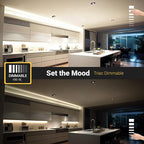 NUWATT | 16 Pack | Bronze 3 Inch Round Adjustable LED Ceiling Light Gimbal Recessed Lighting Dimmable Canless Light 5CCT 2700K | 3000K | 3500K | 4000K | 5000K 8W 600 Lumens IC-Rated Wet Rated 120V