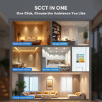 LVWIT 24 Pack Ultra-Thin Recessed Lighting 4 Inch with Junction Box, 800LM 2700K-5000K 5CCT LED Ceiling Lights, Dimmable Canless Wafer Downlight, ETL,FCC&IC, Smooth Trim