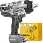 Cordless Impact Wrench 1/2" Compatible with DeWalt 20V Battery, 1700 Ft-lbs (2300 Nm) High Torque Impact Driver, Electric Impact Gun with 4 Modes & LED Light for Car, Truck(Bare Tool)