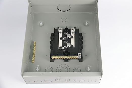 Circuit Breaker Panels Box 125 Amp 8-Space 16-Circuit Indoor Main Lug Surface Mount Load Center Ground Bar Kit with 25 Terminal Positions W0816ML1125