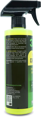 3D Yellow Degreaser – Non-Acid Wheel & Tire Cleaner Spray for Brake Dust, Grime & Tire Dressings – Safe for All Wheels & Whitewalls - 16 oz