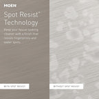 Moen Essie Spot Resist Stainless One-Handle High Arc Pre-Rinse Spring Pulldown Kitchen Faucet with Power Clean and Soap Dispenser, 87814SRS