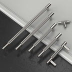 Amerdeco 10 Pack 2 Inch Brushed Satin Nickel Cabinet Knobs Single Hole Cabinet Pulls Dresser Knobs Round Drawer Knobs and Pulls for Bathroom Cabinets ZH0040