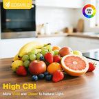 4 Inch 6 Pack Gimbal LED Recessed Lighting, 360°&90°Adjustable Eyeball Directional Wafer Light,Downlight, Dimmable, 12W 1100LM CRI95, White, 2700K 3000K 3500K 4000K 5000K 5CCT, ETL&FCC