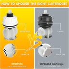 RP32104 Delta Cartridge Replacement for Delta 1700 Series Cartridges (1998-2005) Compatible with Delta Monitor 1500/1700 Series up to 2006 Delta Shower Cartridge Replacement