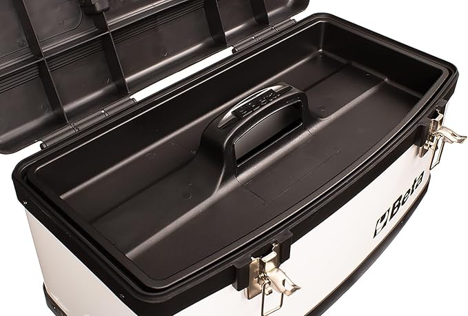 Beta C41H Two-Module Rolling Tool Chest, Detachable Tool Box, Telescopic Handles, White