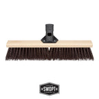 SWOPT 18" Premium Rough Surface Push Broom Head - Outdoor Broom for Driveways, Sidewalks, Patios - Interchangeable With All SWOPT Products for Efficient Cleaning & Storage