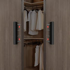 homdiy 10 Pack Adjustable Black Cabinet Pulls 2" to 8.8" (51-224mm) Adjustable Hole Distance Drawer Pulls