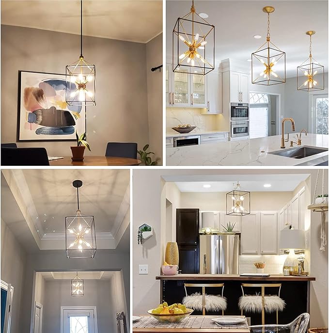 Dimmable E12 Led Bulbs 100W T6 Candelabra Light Bulb Soft White 3000K E12 Edison Bulbs 8W Vintage LED Filament Edison Candle Bulb 800lm, 6Pack