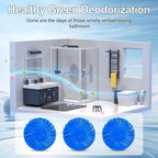 KIISIISO Toilet Bowl Cleaners Tablet 72 PACK, Automatic Toilet Cleaners for Deodorizing & Descaling, Long-Lasting Toilet Bowl Cleaner Tablets with Sustained-Release Technology Against Tough Stains