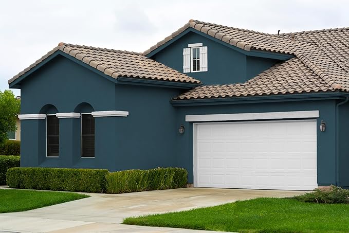 EVOLVE Paint & Primer: Environment-friendly, Eggshell with One-coat Coverage for Interior & Exterior surfaces (Deep Blue, 1-Gallon)