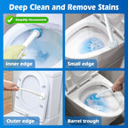 50 Count Disposable Toilet Wand Refills, Compatible with Most Toilet Bowl Wand Refills for Bathroom Cleaning