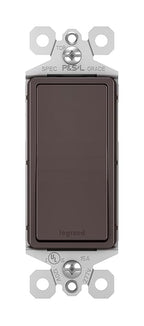 Legrand radiant TM873DBCC10 15 Amp Rocker Wall Switch, 3-Way Decorator Light Switches, Dark Bronze (1 Count)