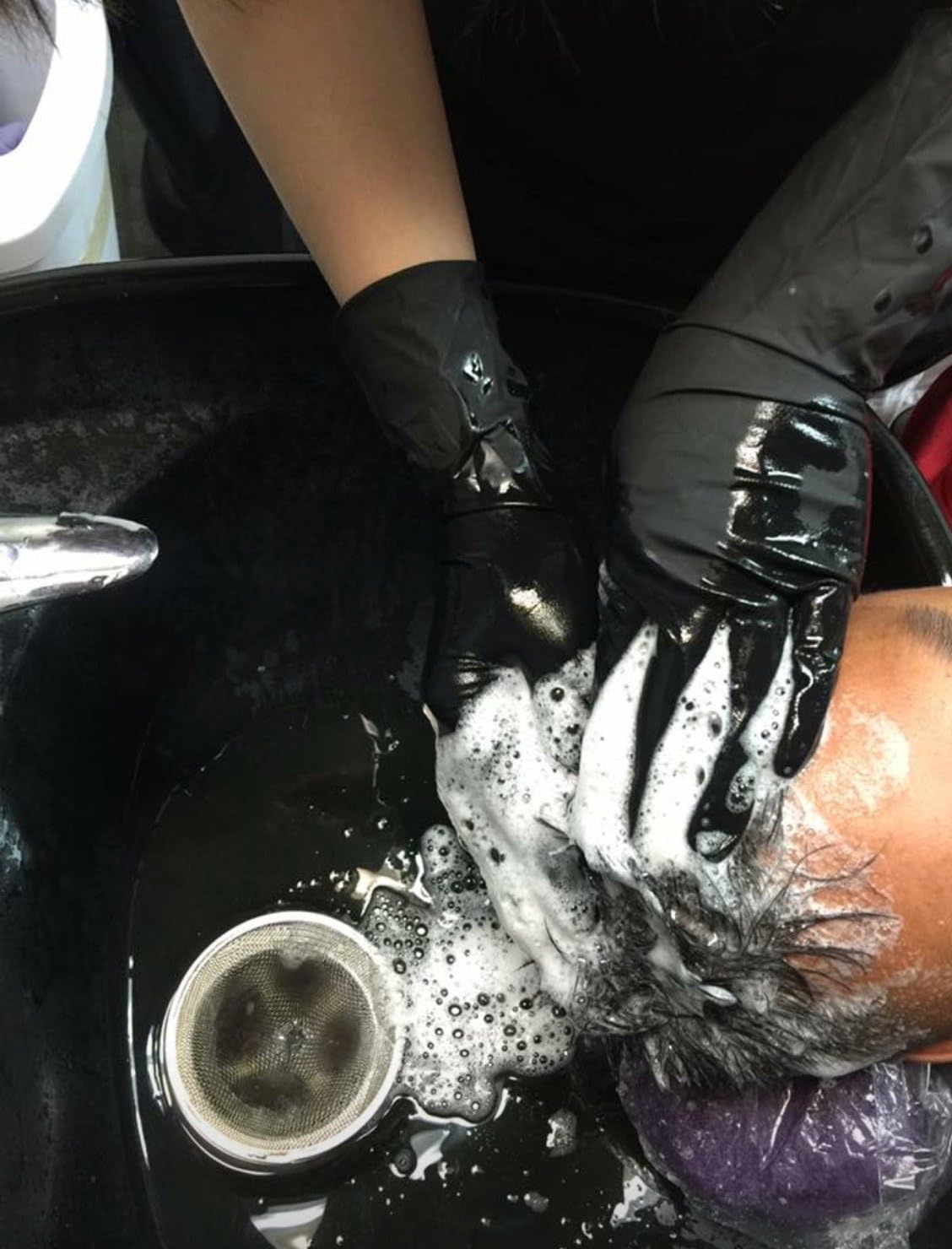 Super soft Disposable Latex Gloves, Powder Free, Exam 12" Length, Medium Duty, 50 Gloves, Size X-Large.