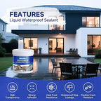 Transparent Waterproof Adhesive, 17.5oz Leak Invisible Waterproof Sealant for Roofs, Walls, Bathroom, Shower, Window Sills, Indoor & Outdoor Water Proof Paint