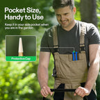 VIVOSUN 2-Pack Curved Gardening Scissors 6.5 Inch Hand Pruner Shear with Titanium Coated Precision Blades (Curved Blades)