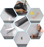 TOOLTRIZ Windows Screen and Screen Door Replacement, 48"x118" Durable Fiberglass Screen Mesh - Screen & Sliding Screen Door Repair for Patio & Window