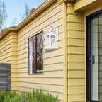 Darkaway Outdoor Lights Fixtures Wall Mount, Outdoor Wall Sconce with Seeded Glass, Waterproof Exterior Lights for House, Front Porch, Patio (1 Pack, White)