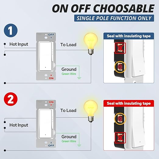 ThunderWay Digital Dimmer Light Switch, Single Pole/3-Way LED Slide Dimmer, for 300W Dimmable LED/CFL Lights and 700W Incandescent/Halogen, Wall Plate Included, 10 Pack, Matte White