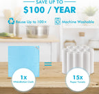 Easy Clean Fish Scale Nanoscale Dish Cloths,Streak Free Miracle Microfiber Cleaning Cloths for Kitchen,Counter,Washing Dish,Window,Mirror,Glass Lint Free Polishing Rag,All-Purpose,Reusable,Pack of 24