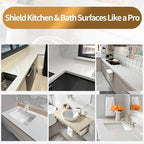 Marble Polishing Paste, Professional Marble Cleaner & Quartz Polish, Stone Sealer & Protector for Countertops, Floors, and Walls – Marble Polishing Compound Kit, 2.2LB (2 Piece)