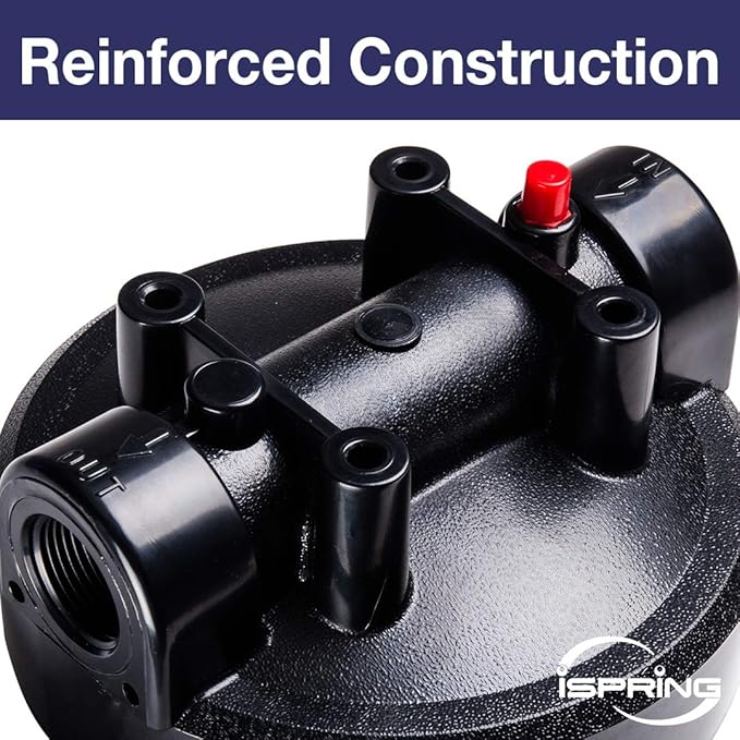 iSpring WDS80K Anti-Scale 10" x 4.5" Whole House Water Filter with Patented Scale Inhibitor