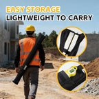 WBE 4-Piece Heavy Duty Torpedo Level Set, 12", 20", 40" Spirit Level with Magnetic, Shock-Proof Aluminum Alloy Levels with Carrying Bag, Bubble Vials Ruler for 45°/90°/180° Degree(4 PACK)