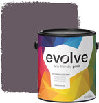 EVOLVE Paint & Primer: Environment-friendly, Low Sheen with One-coat Coverage for Interior & Exterior surfaces (Gentle Plum, 1-Gallon)