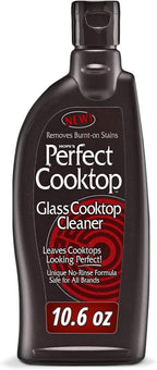 HOPE'S Perfect Cooktop Glass and Ceramic Cooktop and Stove Top Cleaner, Fast Acting and Removes Burnt on Stains from Glass Ceramic Smooth Top Ranges with its No Rinse Formula, 10.6 Oz, Pack of 1