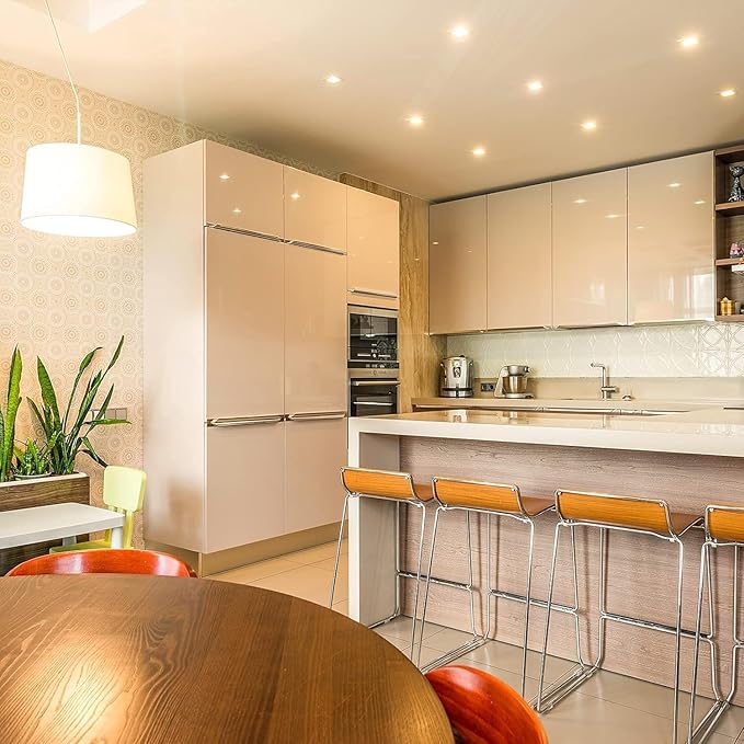 Vinaco GU10 C 120V 35W Bulb Dimmable, 6 Pack High Output 380LM GU10 C 110V 35W Candle Warmer Warm White 2800K, Long Lasting GU 10 Halogen Bulbs No Flicker for Candle Warmer Lamp & Track Lighting