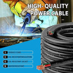 50ft 12/4 12 AWG Portable Power Cable (4 Conductor) - SOOW 600V 12 Gauge Electric Wire for Motor Leads, Portable Lights, Battery Chargers and Machinery - 4 Conductor - 50 Feet Electrical Cord
