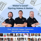 iSpring WGB31B-PF Whole House Water Filter System, SGS-Tested to Remove up to 99% PFAS, 3-Stage Filtration Reduces Sediment, Chlorine, Taste & Odor, 10-Inch Filters, 1" Inlet/Outlet