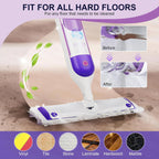 42 Pcs 5X Cleaning Power Mop Refills for Swiffer Power Mop, Unscented 14-Layer Thickened Disposable Mopping Pad Refills, for All Finished Floors