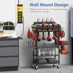 CCCEI Yellow Heavy Duty Power Strip Surge Protector 20 AMP, 8 Outlets 12 Gauge Industrial Shop Garage Metal Multiple Outlets, 10FT Extension Cord 5-15P Adapter High Amp 6-20R T-Slot 20a for Appliance