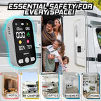 MARCALA 2026 1-Pack Travel Carbon Monoxide Detector | Carbon Monoxide Detectors Portable | Carbon Monoxide and Gas Detectors | Wall Plug-in & Battery for Power Outage | Temp, Humidity, Gas & CO Alarm!