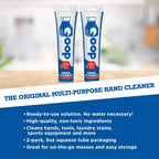 GOOP Original Multi-Purpose Waterless Hand Cleaner and Stain Remover - 5 oz Tube (Pack of 2)