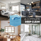 Microfiber Wholesale 16" x 16" All Purpose Towels - 50 Pack - Reusable Wash Cloths, Dust, Kitchen, Car, Shop Rags for Cleaning (Blue)