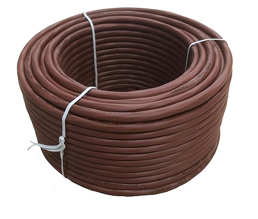 18/6 100ft Thermostat Wire - Solid Copper 18 Gauge - CL2 - Power Circuit Cable (18/6, 100ft)