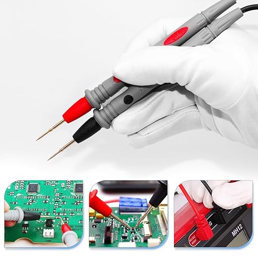 1000V 20A Multimeter Leads, Multimeter Probes, Volt Meter Leads, Test Lead Kit （2 Pack） (2)