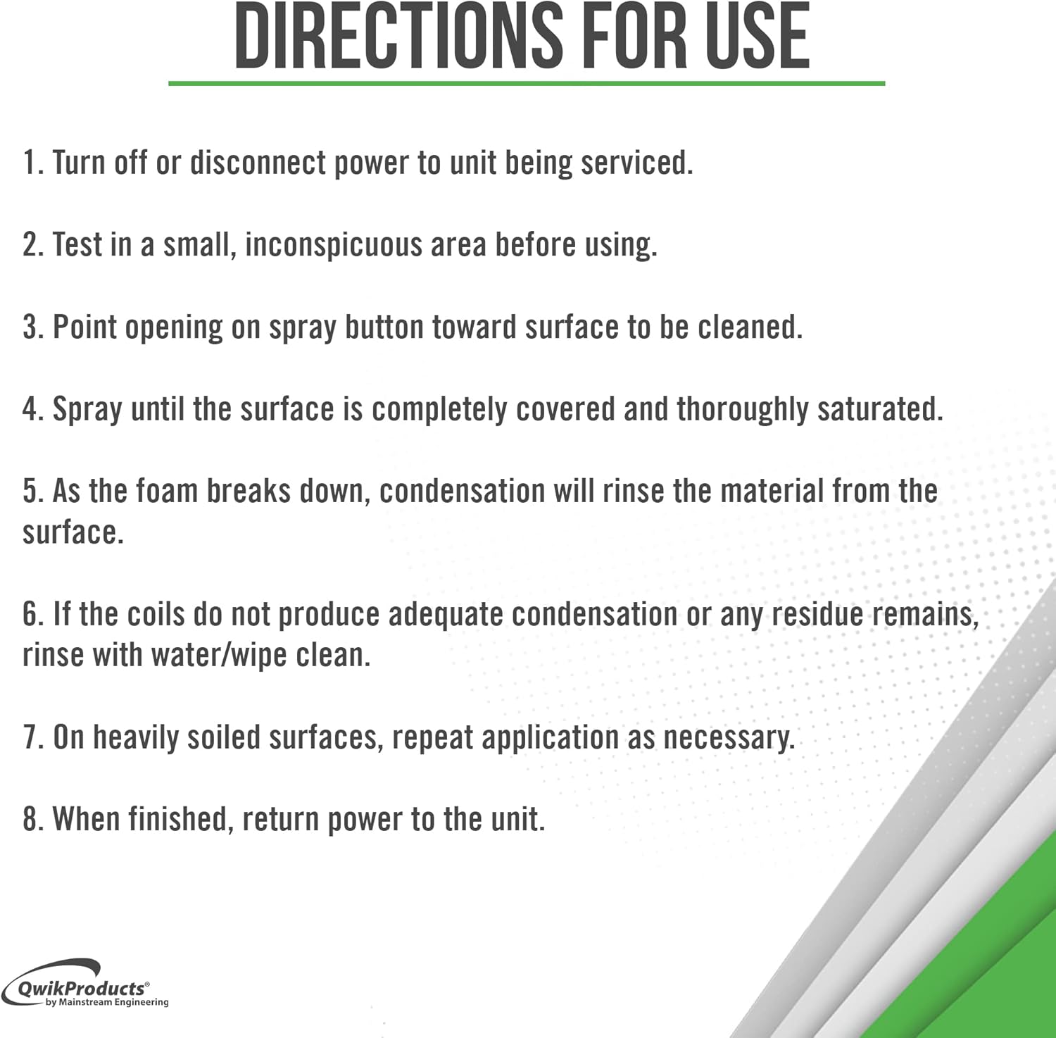 QwikProducts Foaming Coil Cleaner for AC Unit, Heating, Refrigerator, Air Conditioner No Rinse Coil Cleaner Spray Breaks Down Dirt, Dust, Grease, and Oil