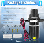 37041-0010 Toilet Pump Assembly Kit, Marine and RV Electric Toilet Macerator Sub Assembly Kit Compatible with Jabsco 37010-, 12V