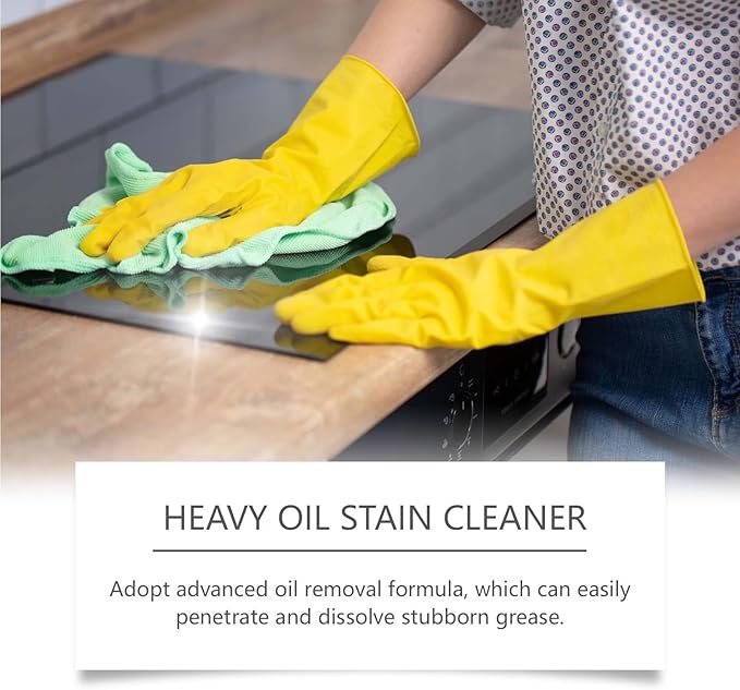 Greasy Dirt Clean Spray, Degreaser Cleaner Heavy Duty, Kitchen Cleaner, All Purpose Stain Removal Cleaners, Oven And Grill Cleaners Clean Up Kitchen Oil Stains (2, pc-100ml)