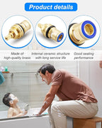 Ceramic Cartridge Assembly 013788-45 Fit for T&S Brass Faucets, Cold Ceramic Cartridge Assembly 20I-125PSI 40-140F