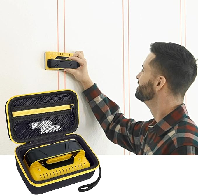 Case Compatible with Franklin Sensors ProSensor M150 M90 Stud Finder, Wall Scanner Carrying Travel Storage Bag Holder for Sensors Level with Mesh Pocket for Battery & Other Accessoires (Box Only)