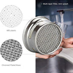 6PCS Faucet Aerator Bathroom Sink Standard Replacement Parts with Brass Shell 15/16 Inch 24mm External Thread Aerator Faucet Filter with Gasket and Wrench Suitable for Kitchen and Bathroom