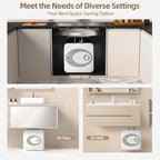 Electric Mini Tank Water Heater-4 Gallon Under Sink Instant Hot Water for RV, Camper, Kitchen, Food Truck, 120V 1500W, Wall or Floor Mounted