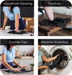 Avalon Towels Microfiber Cleaning Cloths (Value Pack of 36) Size 16" x 16", Highly Absorbent Cleaning Rags, Lint Free Cleaning Towels, Reusable and Washable, Microfiber Towels for Cars (Black)